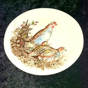 Decorative Partridge Plate in Multicolor